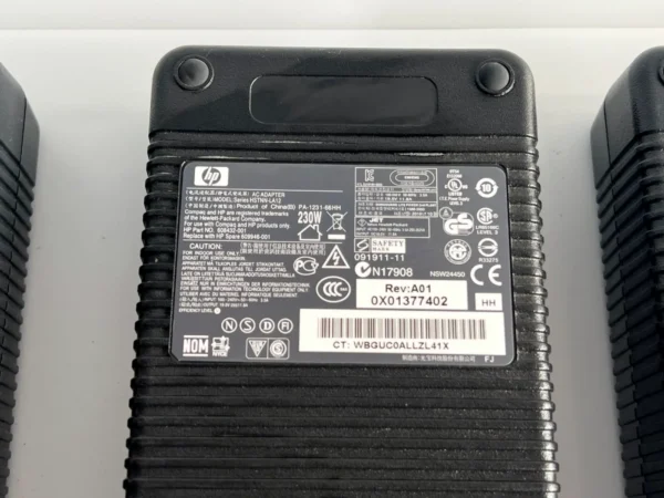 LOT OF 5 PCS - Genuine HP 230W AC Adapter Charger Power Supply PA-1231-66HH - Image 2