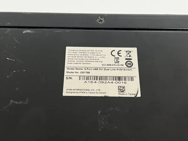 Aten CS1788 8-Port USB DVI Dual Link KVM Switch - Image 5