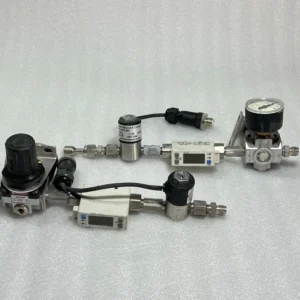 LOT OF 2 PCS SMC PFM710-N01-B-M Flow Switch & Marsh MA13R1NM & SENSOR A2014-S83