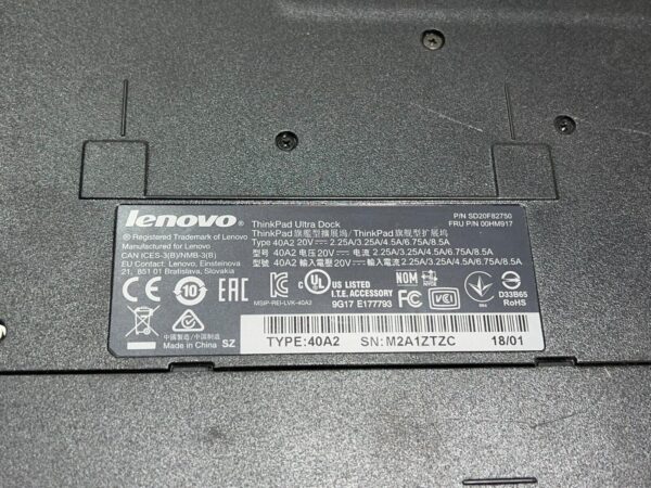Lenovo ThinkPad Ultra Dock 40A2 - Image 3