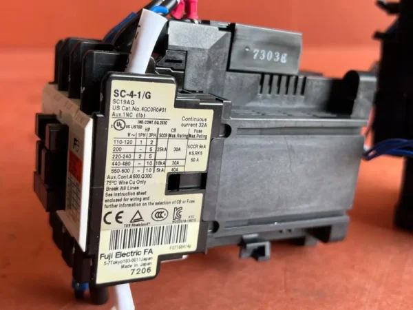 LOT OF 2 - FUJI CONTACTOR SC-4-1 - Image 3