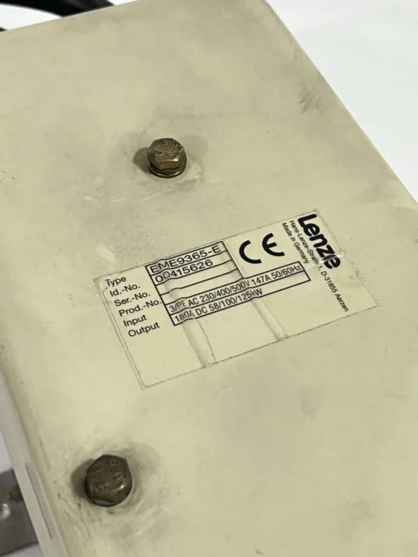 LENZE POWER SUPPLY MODULE 9365 - EME9365-E - Image 2
