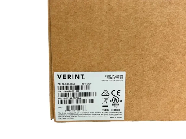 SECURITY CAMERA BULLET . IP CAMERA NETWORK V3520BTW-DN New - Image 7