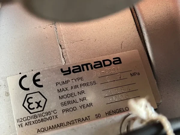 Yamada Diaphragm Pump 99-0116 - Image 4