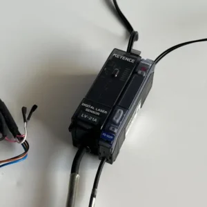 Keyence LV-21A Digital Laser Sensor + FS-V22R Fiber Optic Sensor Amplifier