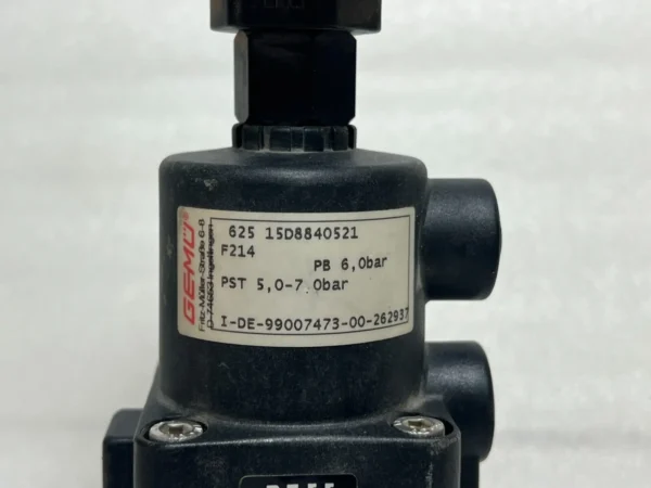 GEMU REGULATION PLUG VALVE 1035000Z2SM124030 + GEMU 625 diaphragm valve - Image 6