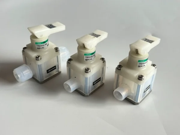 LOT OF 3 PCS - CKD TMD002-X8 Valve Resin 2 Way / Manual diaphragm valve - Image 2