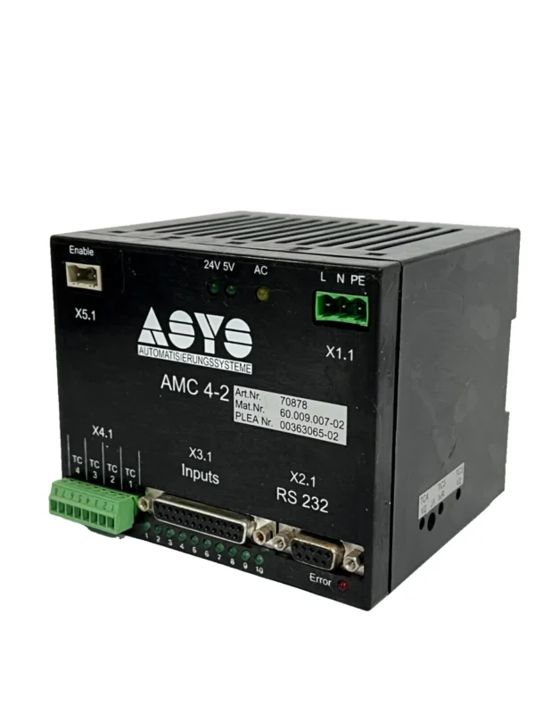 ASYS Conveyor AMC 4-2 Motor Controller - 70878 - 60.009.007-02
