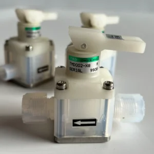 LOT OF 3 PCS - CKD TMD002-X8 Valve Resin 2 Way / Manual diaphragm valve
