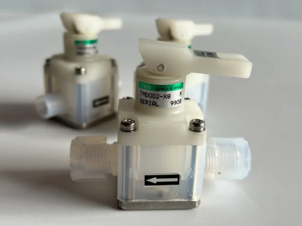 LOT OF 3 PCS - CKD TMD002-X8 Valve Resin 2 Way / Manual diaphragm valve