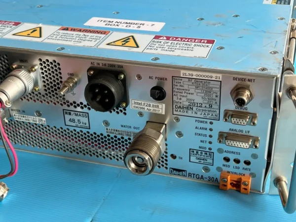 DAIHEN RTGA-30A1 - 2L39-000009-21 RF GENERATOR - Image 2