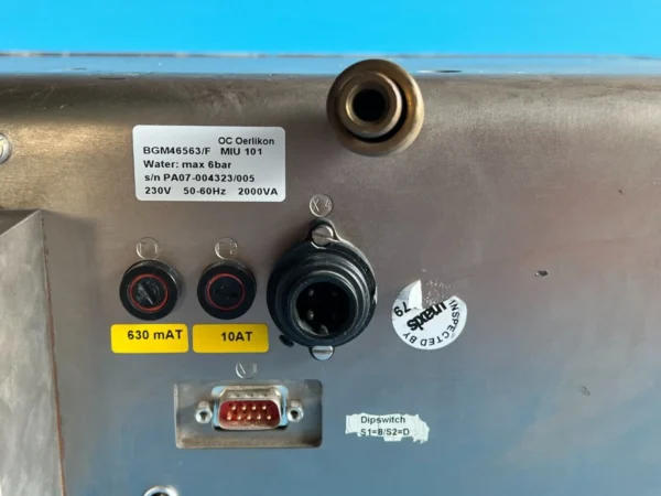 Microwave Power Supply OC Oerlikon Model MIU 101 /UNAXIS BGM46563/F - Image 2