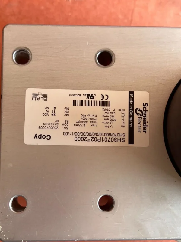 Schneider Electric MOTOR SH30701P02F2000 - GEAR MOTOR PLPE - Image 6