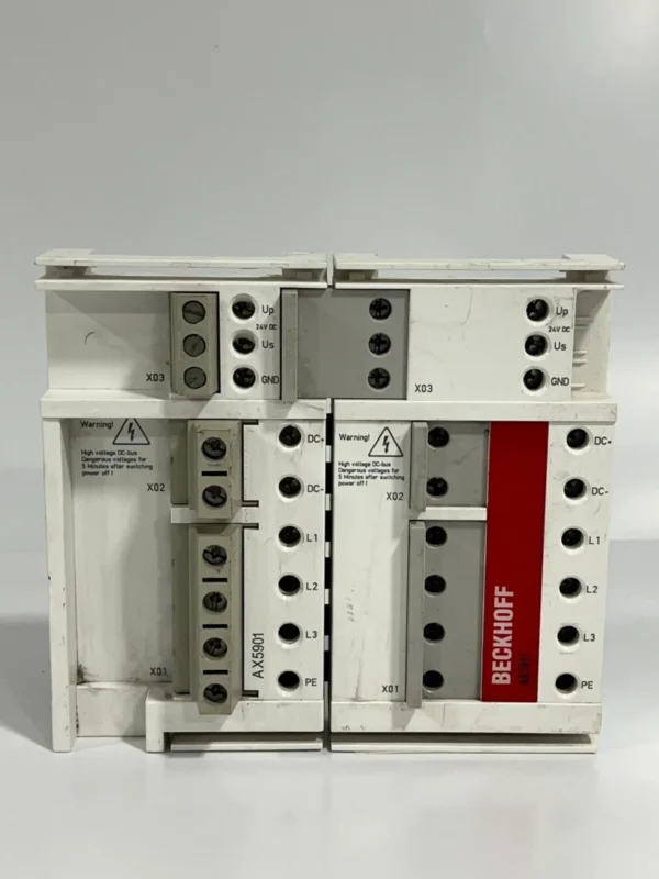 BECKHOFF AX5911 AX-Bridge power distribution module, AX-5911 + AX5901