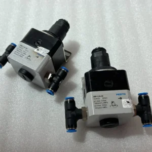LOT OF 2 - FESTO LRP-1/4-10 159502 Precision pressure regulator