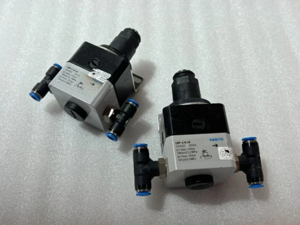 LOT OF 2 - FESTO LRP-1/4-10 159502 Precision pressure regulator