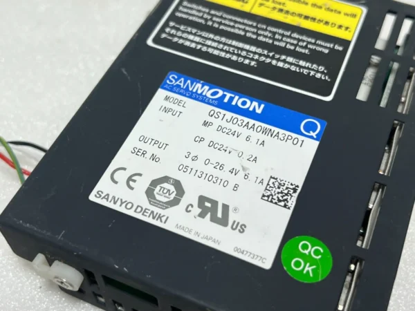 Sanyo Denki QS1J03AA0WNA3P01 AC Servo Motor Driver - Image 4