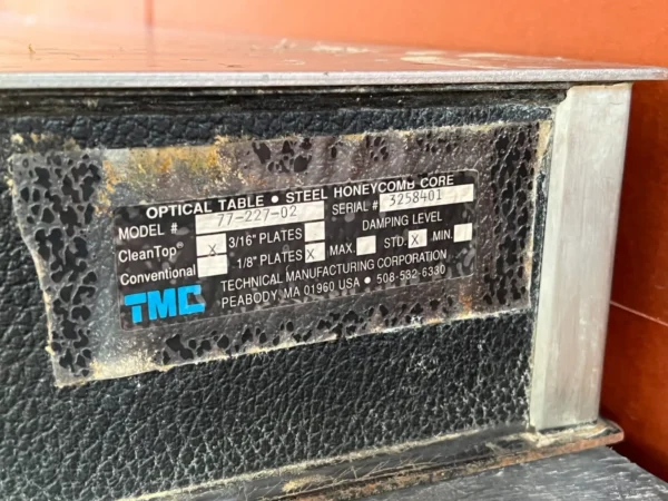 TMC OPTICAL TABLE STEEL HONEYCOMB CORE 77-227-02 - Image 5