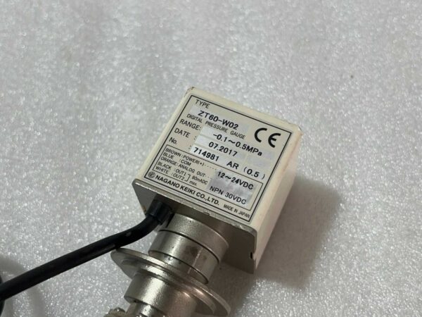 NKS NAGANO KEIKI ZT17-Z51 - ZT60-W02 Digital Pressure Gauge - Image 3