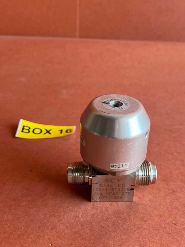 SCV KITZ SCT Diaphragm Valve PFA-SEAT STD 316L KD