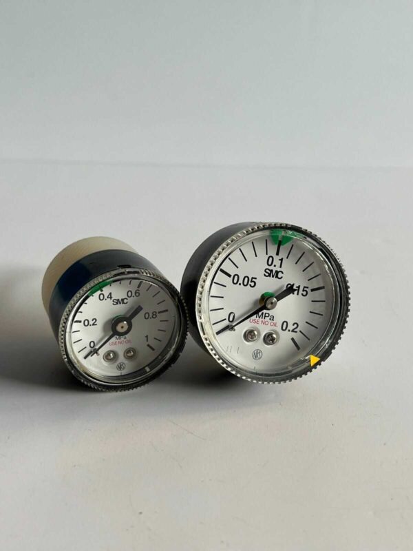 2 PCS NKS SMC MPA USE NO OIL Pressure Gauge
