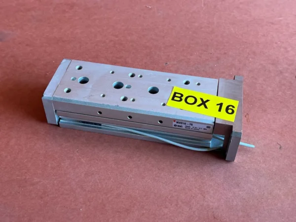 SMC MXS16-75 Double Acting Guided Cylinder Air Slide Table - Image 3