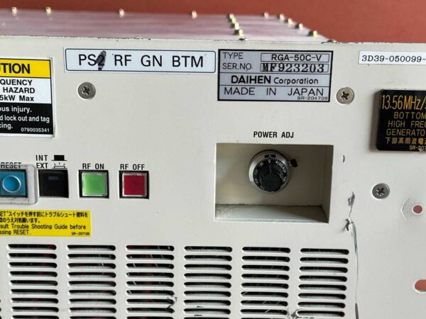 Daihen RGA-50C-V RF Generator TEL 3D39-050099-V3 - Image 3