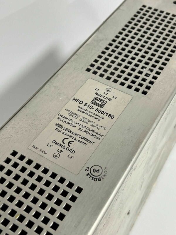 HFD 510-500/180 HFD510500180 BLOCK FILTER - Image 4
