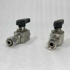 LOT OF 2 - HAM-LET H6800SSL1/2PSS STAINLESS STEEL BALL VALVE